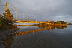 110909 Storuman. Här vid bron ut på Luspholmarna har svevia ett renoverings jobb.Foto: Patrick Trägård