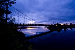 110909 Storuman. Här vid bron ut på Luspholmarna har svevia ett renoverings jobb.Foto: Patrick Trägård